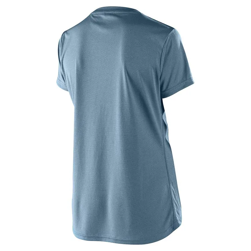 Troy Lee Designs Lilium Womens Short Sleeve Jersey - Heather Smoke Blue 3 Troy Lee Designs Lilium Womens Short Sleeve Jersey - Heather Smoke Blue - Image 3