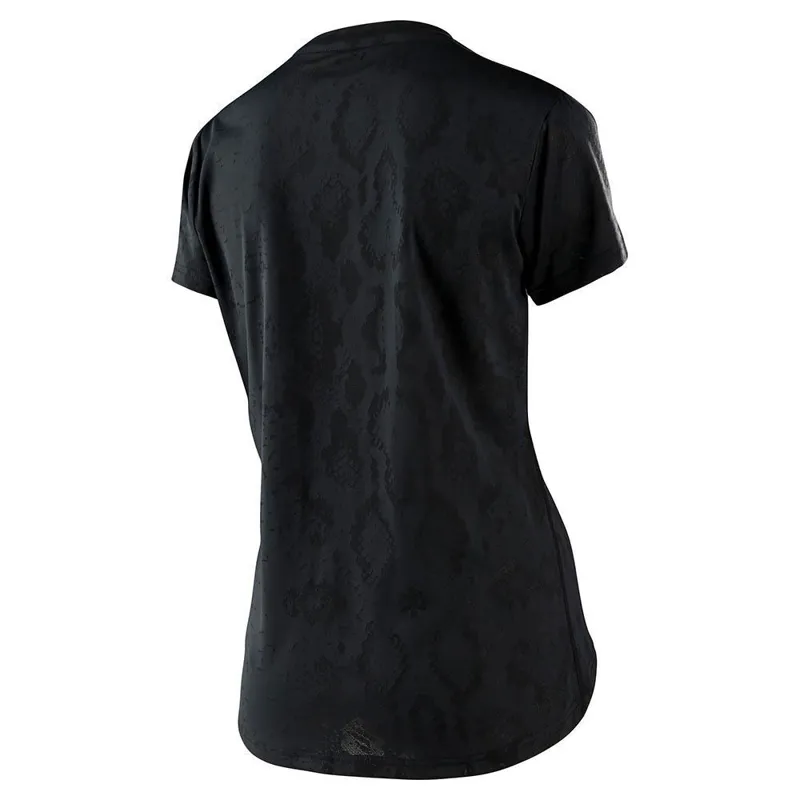 Troy Lee Designs Lilium Womens Short Sleeve Jersey - Snake Black 2 Troy Lee Designs Lilium Womens Short Sleeve Jersey - Snake Black - Image 2