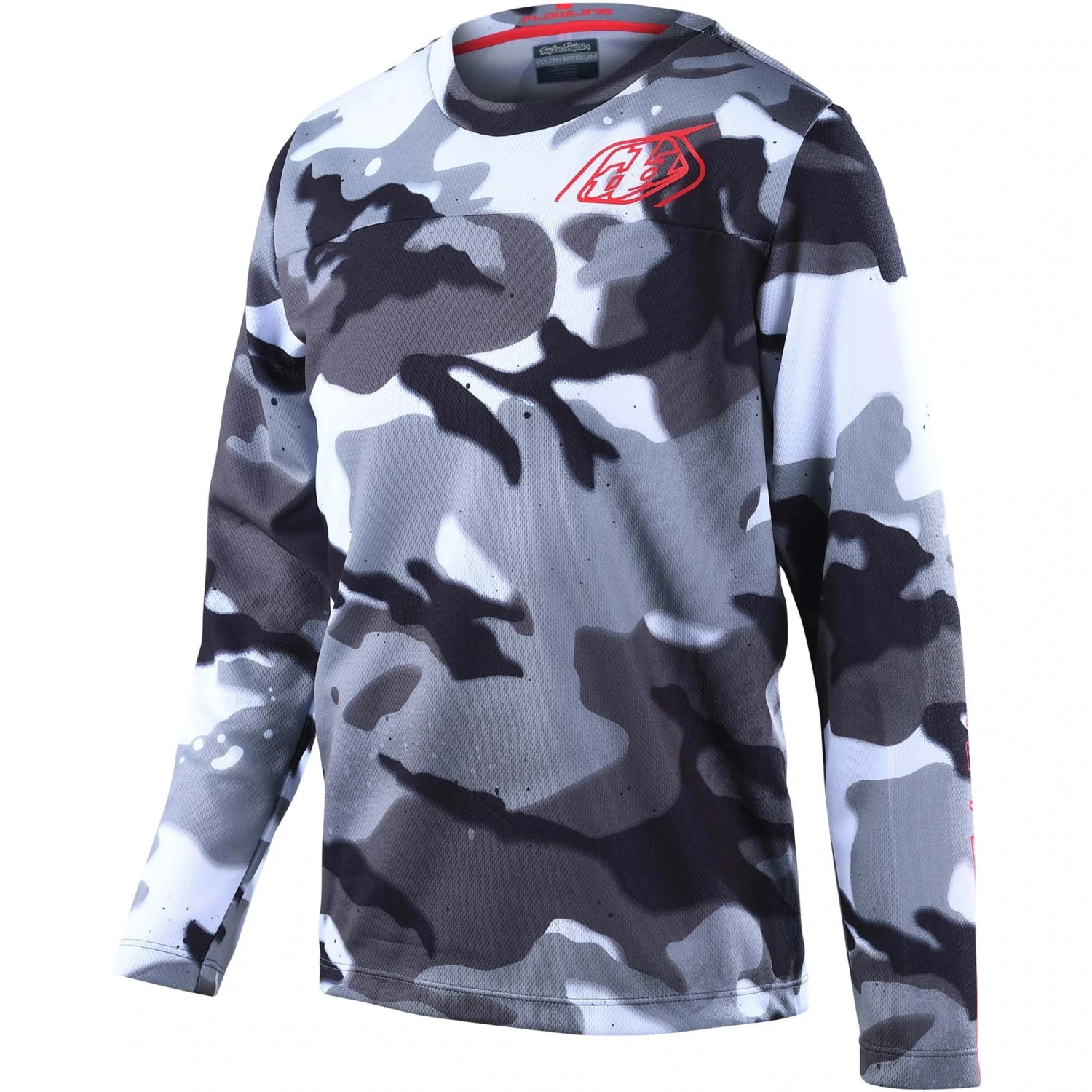 Troy Lee Designs Flowline Youth Long Sleeve Jersey - Revert Ivy 4 Troy Lee Designs Flowline Youth Long Sleeve Jersey - Revert Ivy - Image 4