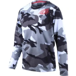 Troy Lee Designs Flowline Youth Long Sleeve Jersey - Spray Camo White 8 Troy Lee Designs Flowline Youth Long Sleeve Jersey - Spray Camo White -Cycle Fix TLD36552900