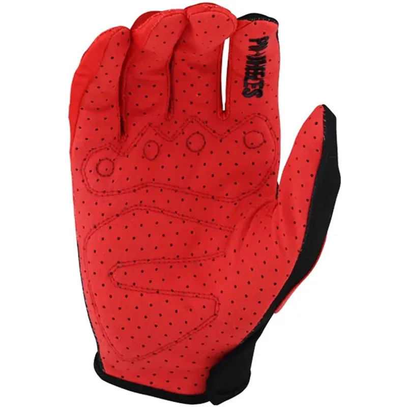 Troy Lee Designs GP Youth Long Finger Gloves - Solid Red 4 Troy Lee Designs GP Youth Long Finger Gloves - Solid Red - Image 4