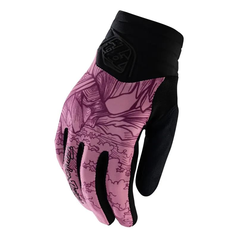 Troy Lee Designs Luxe Women's Long Finger Gloves - Micayla Gatto Rosewood 3 Troy Lee Designs Luxe Women's Long Finger Gloves - Micayla Gatto Rosewood - Image 3