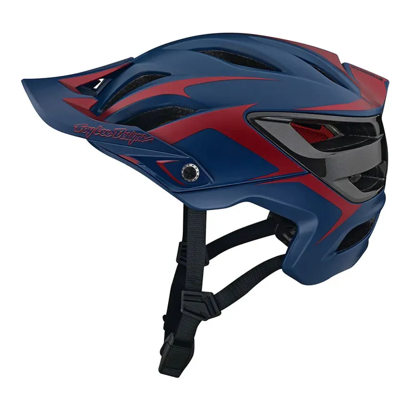 Troy Lee Designs A3 MIPS MTB Helmet - Fang Blue/Burgundy 7 Troy Lee Designs A3 MIPS MTB Helmet - Fang Blue/Burgundy - Image 7