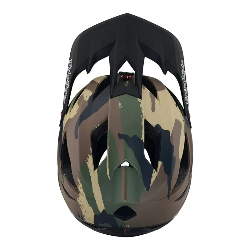 Troy Lee Designs Stage MIPS Full Face Helmet - Signature Camo Green 6 Troy Lee Designs Stage MIPS Full Face Helmet - Signature Camo Green - Image 6