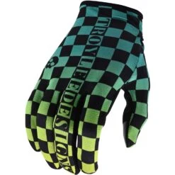Troy Lee Designs Troy Lee Flowline Men's MTB Long Finger Gloves - Stripe Black 7 Troy Lee Designs Troy Lee Flowline Men's MTB Long Finger Gloves - Stripe Black -Cycle Fix TLD FLOWLINE GLOVE CHECKERS GRNBLK 01 2