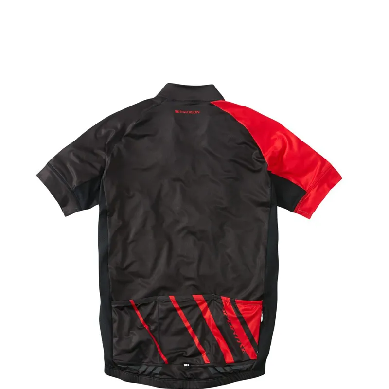 Madison Sportive Race Short Sleeve Jersey - Red/Black 2 Madison Sportive Race Short Sleeve Jersey - Red/Black - Image 2