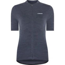Madison Roam Merino Short Sleeve Womens Jersey - Navy Haze