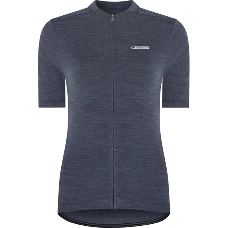 Madison Roam Merino Short Sleeve Womens Jersey - Shale Blue 1 Madison Roam Merino Short Sleeve Womens Jersey - Shale Blue