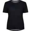 Madison Roam Short Sleeve Performance Womens Tee - Phantom Black