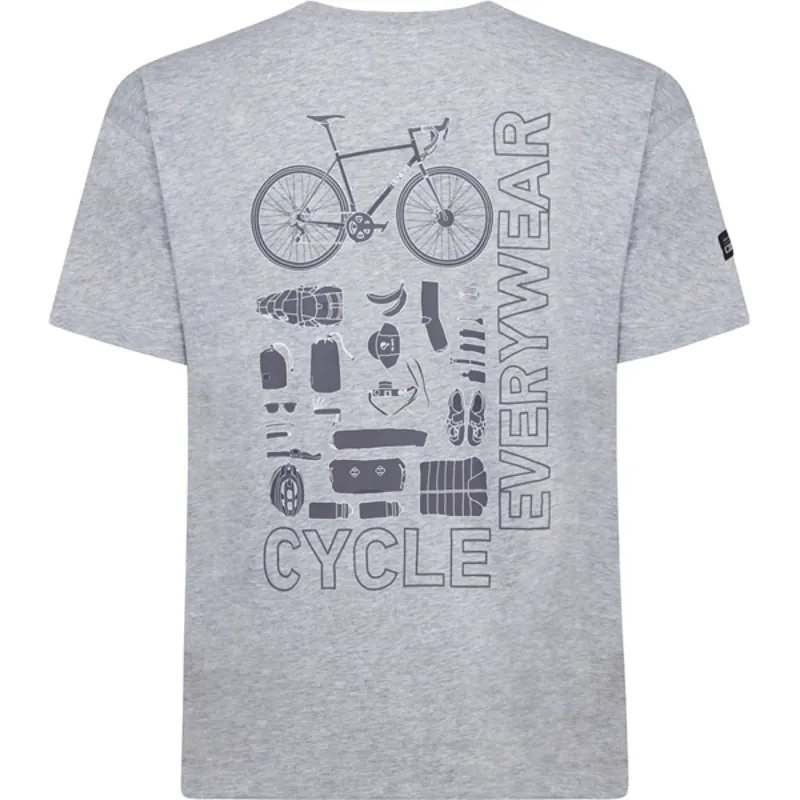 Madison Ride On Womens Tech T-Shirt - Grey Marl 2 Madison Ride On Womens Tech T-Shirt - Grey Marl - Image 2