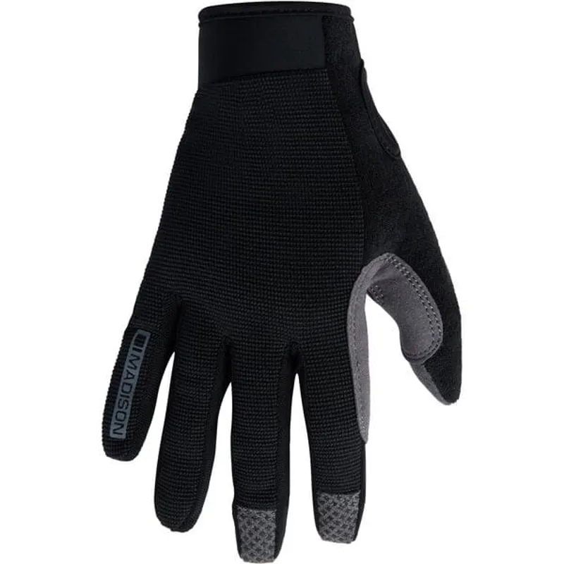 Madison Freewheel Trail Youth Long Finger Gloves - Dark Olive 2 Madison Freewheel Trail Youth Long Finger Gloves - Dark Olive - Image 2