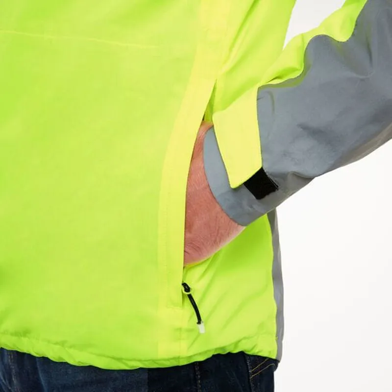 Madison Stellar FiftyFifty Reflective Men's Jacket - Yellow/Silver 5 Madison Stellar FiftyFifty Reflective Men's Jacket - Yellow/Silver - Image 5