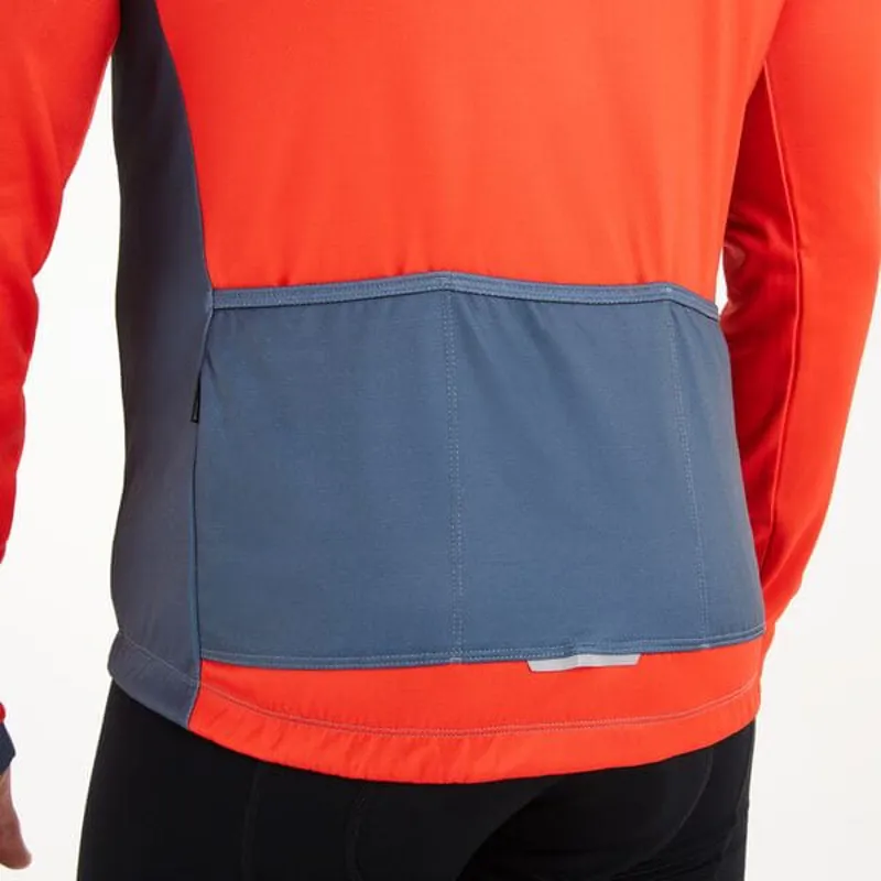 Madison Sportive Thermal Men's Long Sleeve Jersey - Chilli Red/Navy 5 Madison Sportive Thermal Men's Long Sleeve Jersey - Chilli Red/Navy - Image 5