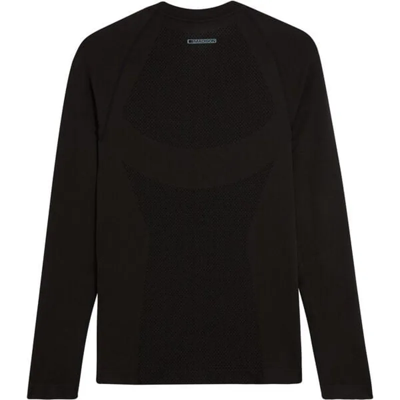 Madison Isoler Mesh Long Sleeve Men's Base Layer - Black 5 Madison Isoler Mesh Long Sleeve Men's Base Layer - Black - Image 5