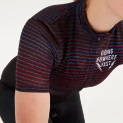 Madison Turbo Short Sleeve Women's Jersey - Glitch Stripe -Cycle Fix VARMCL21W72GlitchStripe 3