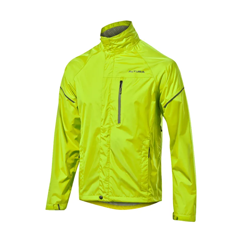 Altura Nevis Womens Waterproof Jacket - Hi-Viz Yellow 2 Altura Nevis Womens Waterproof Jacket - Hi-Viz Yellow - Image 2