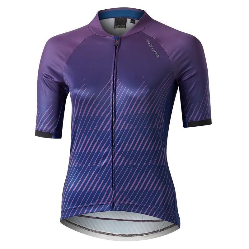 Altura Icon Womens Short Sleeve Jersey - Wave Purple 2 Altura Icon Womens Short Sleeve Jersey - Wave Purple - Image 2