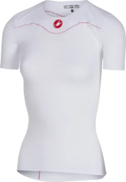 Castelli Pro Issue Short Sleeve Base Layer - White