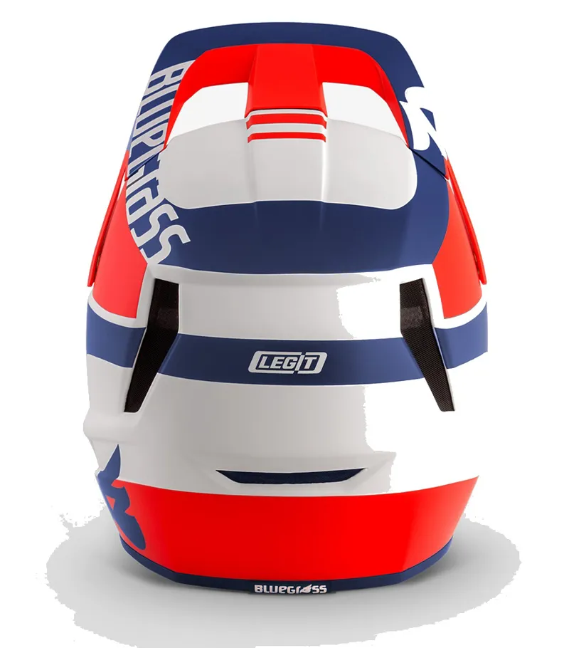 Bluegrass Legit Full Face Helmet - White/Red/Blue 6 Bluegrass Legit Full Face Helmet - White/Red/Blue - Image 6