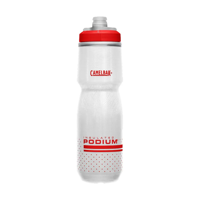 Camelbak Podium Chill Insulated Bottle - 710ml - Fiery Red/White 3 Camelbak Podium Chill Insulated Bottle - 710ml - Fiery Red/White - Image 3