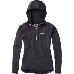 Madison Zena Womens Long Sleeve Hooded Top - Caribbean Blue 7 Madison Zena Womens Long Sleeve Hooded Top - Caribbean Blue -Cycle Fix cl0660 1