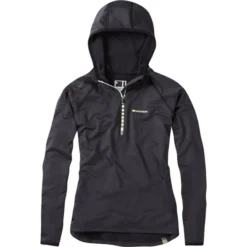 Madison Zena Womens Long Sleeve Hooded Top - Rose Red 7 Madison Zena Womens Long Sleeve Hooded Top - Rose Red -Cycle Fix cl0660