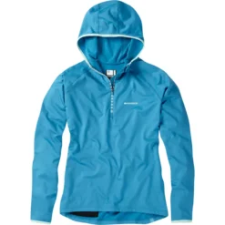 Madison Zena Womens Long Sleeve Hooded Top - Rose Red 6 Madison Zena Womens Long Sleeve Hooded Top - Rose Red -Cycle Fix cl0661