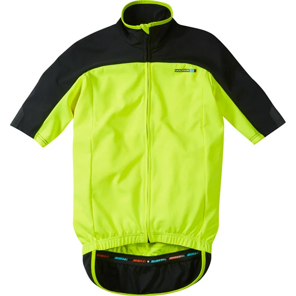 Madison RoadRace Optimus Thermal Short Sleeve Jersey - Black/Blue 3 Madison RoadRace Optimus Thermal Short Sleeve Jersey - Black/Blue - Image 3