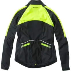 Madison Sportive Convertible Womens Softshell Jacket -Black/Yellow