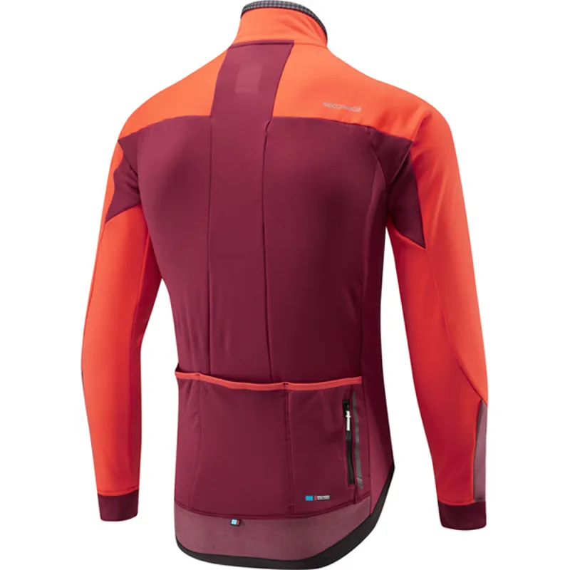 Madison RoadRace Apex Softshell Jacket - Classy Burgundy / Chilli Red 2 Madison RoadRace Apex Softshell Jacket - Classy Burgundy / Chilli Red - Image 2