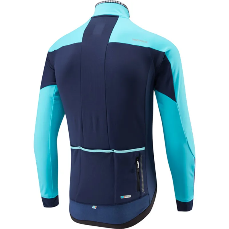 Madison RoadRace Apex Softshell Jacket - Ink Blue / Blue Curaco 3 Madison RoadRace Apex Softshell Jacket - Ink Blue / Blue Curaco - Image 3