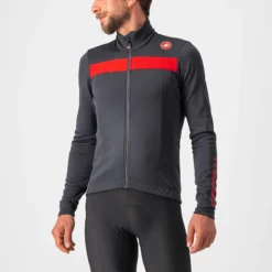 Castelli Puro 3 Men's Long Sleeve Jersey - Dark Grey/Red Reflex 5 Castelli Puro 3 Men's Long Sleeve Jersey - Dark Grey/Red Reflex -Cycle Fix cs185110301 1 2000x.progressive