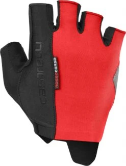 Castelli Rosso Corsa Espresso Short Finger Gloves - Savile Blue -Cycle Fix cs19026red