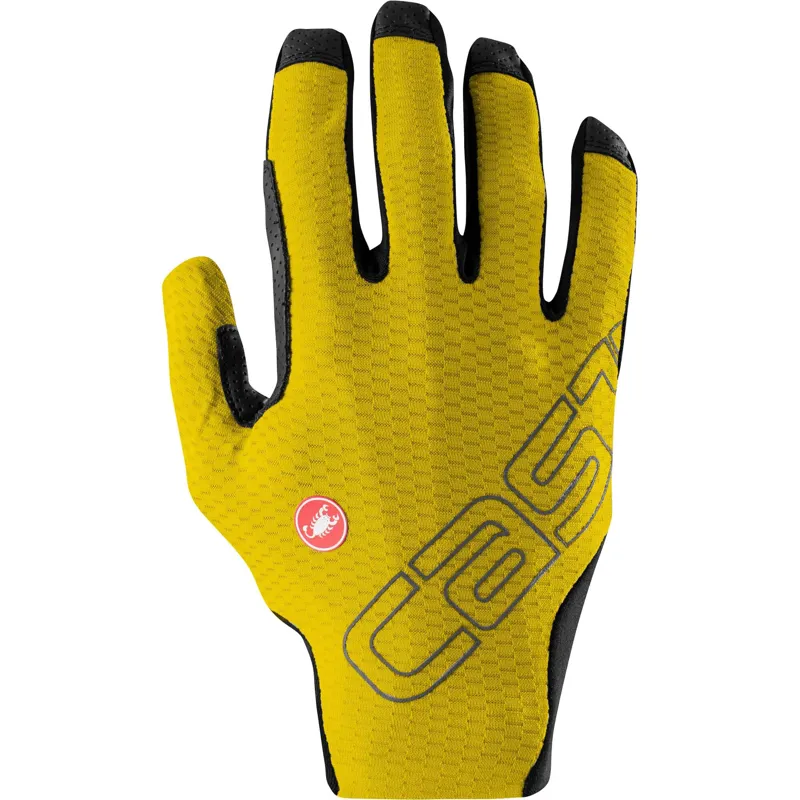 Castelli Unlimited Long Finger Gloves - Goldenrod 1 Castelli Unlimited Long Finger Gloves - Goldenrod