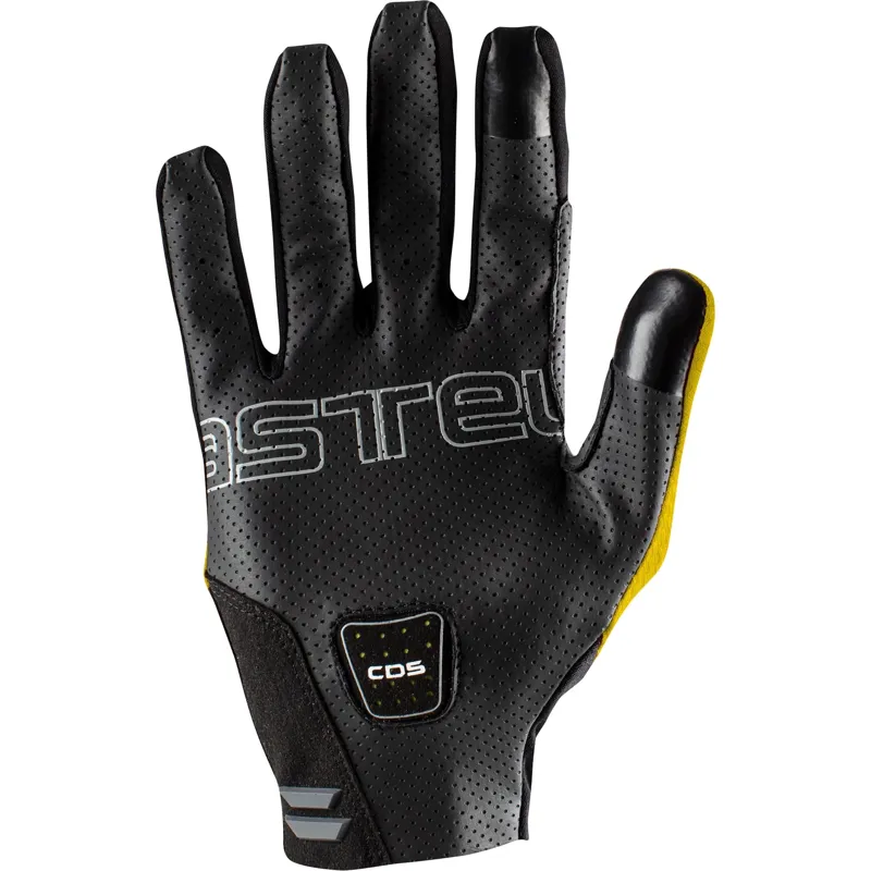 Castelli Unlimited Long Finger Gloves - Goldenrod 2 Castelli Unlimited Long Finger Gloves - Goldenrod - Image 2