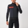 Castelli Beta RoS Men's Jacket - Rover Green/Red Orange
