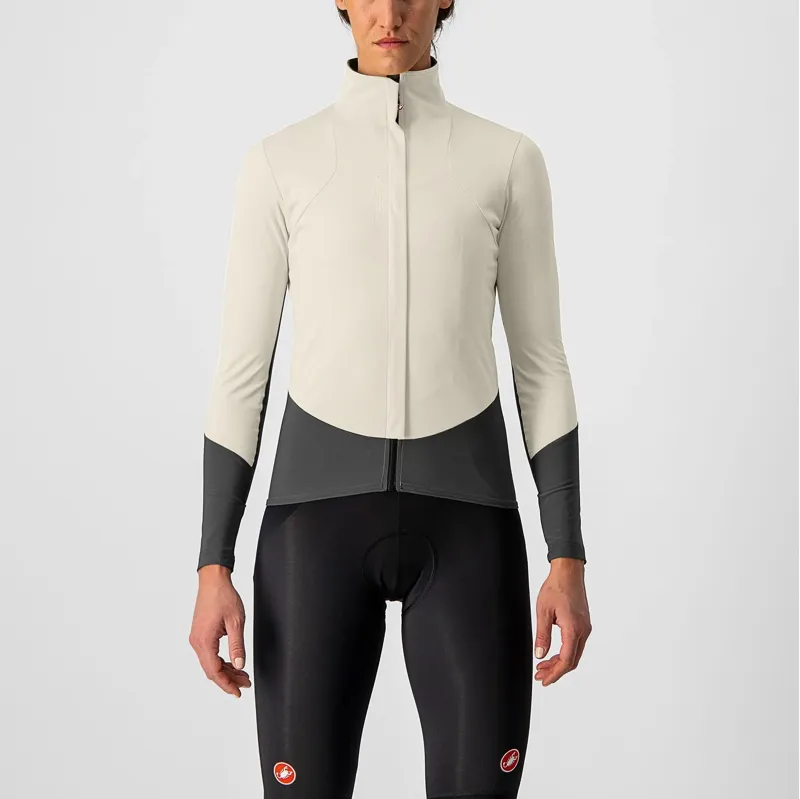 Castelli Beta RoS Women's Jacket - Chalk/Dark Grey 3 Castelli Beta RoS Women's Jacket - Chalk/Dark Grey - Image 3