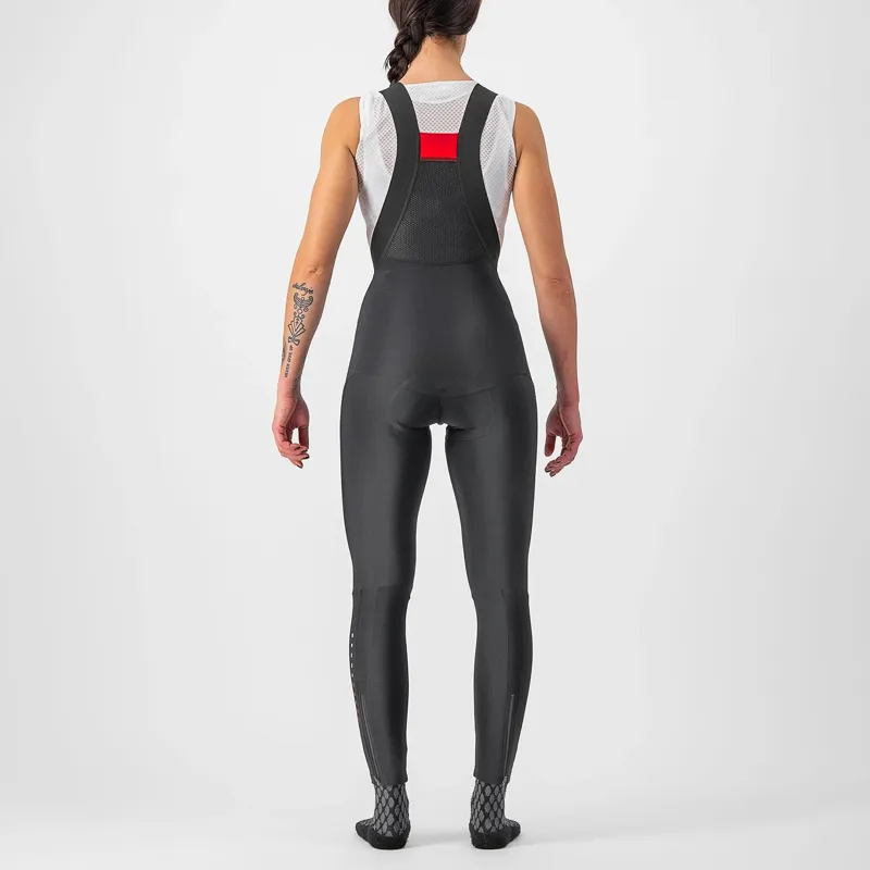 Castelli Sorpasso RoS Women's Bib Tights - Black 2 Castelli Sorpasso RoS Women's Bib Tights - Black - Image 2