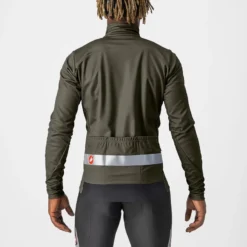 Castelli Raddoppia 3 Men's Jacket - Military Green/Silver Reflex 8 Castelli Raddoppia 3 Men's Jacket - Military Green/Silver Reflex -Cycle Fix cs215030751 2 2000x.progressive
