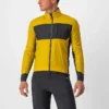 Castelli Unlimited Puffy Men's Jacket - Goldenrod/Dark Grey