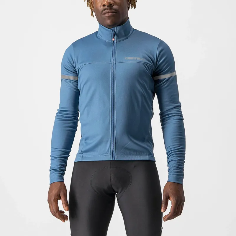 Castelli Fondo 2 Men's Long Sleeve Jersey - Steel Blue/Blue Reflex 4 Castelli Fondo 2 Men's Long Sleeve Jersey - Steel Blue/Blue Reflex - Image 4