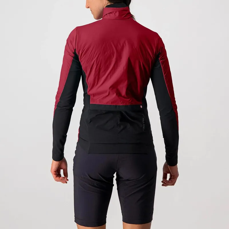 Castelli Unlimited Puffy Women's Jacket - Bordeaux/Black/Brilliant Pink 1 Castelli Unlimited Puffy Women's Jacket - Bordeaux/Black/Brilliant Pink