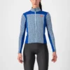 Castelli Sfida 2 Women's Long Sleeve Jersey - Silver Grey/White
