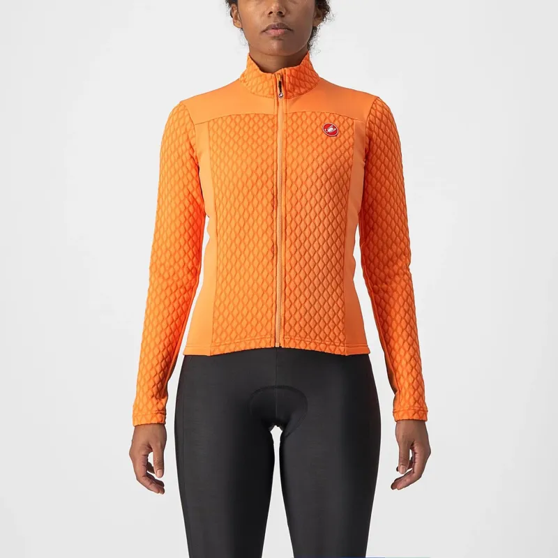 Castelli Sfida 2 Women's Long Sleeve Jersey - Melon 2 Castelli Sfida 2 Women's Long Sleeve Jersey - Melon - Image 2