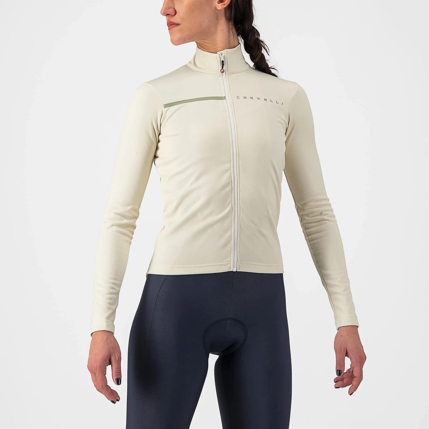 Castelli Sinergia 2 Women's Long Sleeve Jersey - Brilliant Yellow/Dark Grey 3 Castelli Sinergia 2 Women's Long Sleeve Jersey - Brilliant Yellow/Dark Grey - Image 3