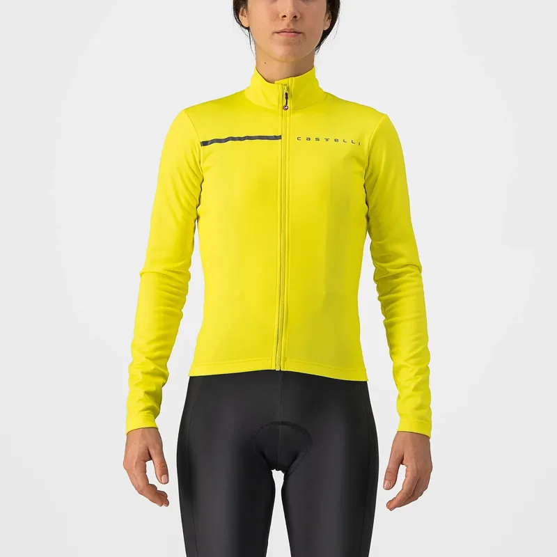 Castelli Sinergia 2 Women's Long Sleeve Jersey - Brilliant Yellow/Dark Grey 5 Castelli Sinergia 2 Women's Long Sleeve Jersey - Brilliant Yellow/Dark Grey - Image 5