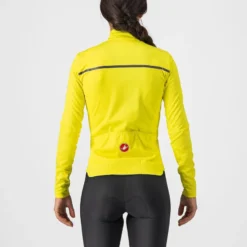 Castelli Sinergia 2 Women's Long Sleeve Jersey - Brilliant Yellow/Dark Grey