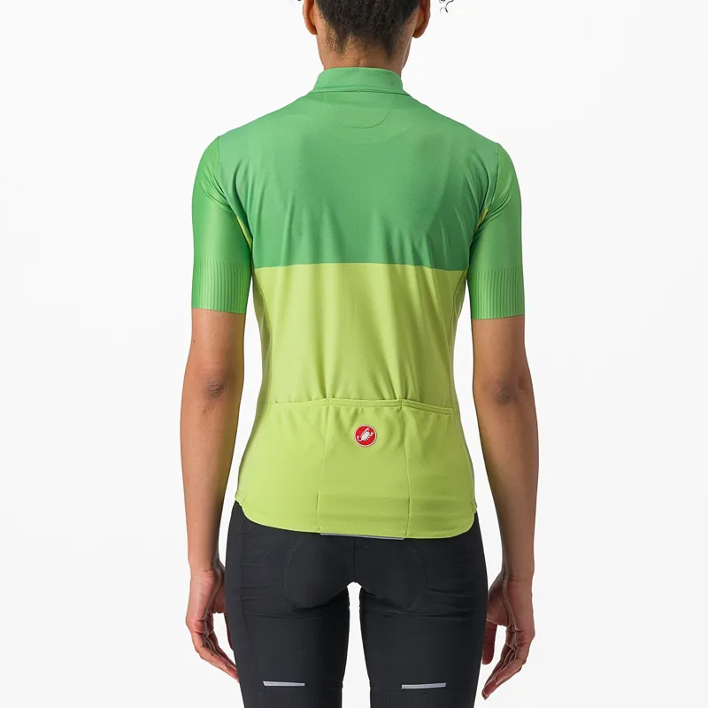 Castelli Velocissima Women's Short Sleeve Jersey - Lime/Absinthe 4 Castelli Velocissima Women's Short Sleeve Jersey - Lime/Absinthe - Image 4
