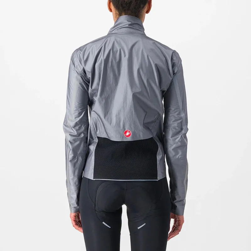 Castelli Tempesta Lite Women's Windproof Jacket - Grey 2 Castelli Tempesta Lite Women's Windproof Jacket - Grey - Image 2