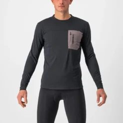 Castelli Unlimited Merino Long Sleeve Men's T-Shirt - Black/Nickel Grey 9 Castelli Unlimited Merino Long Sleeve Men's T-Shirt - Black/Nickel Grey -Cycle Fix cs225060851 1 2000x.progressive